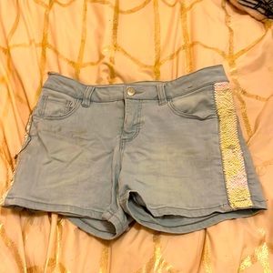 Girls shorts sequin